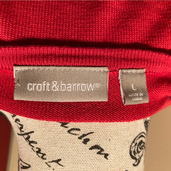 Red Holiday Cardigan - Picture 3 of 3